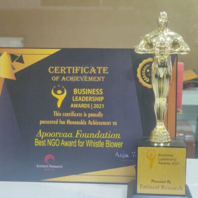 Business Leadership Awards - Apoorvaa Foundation